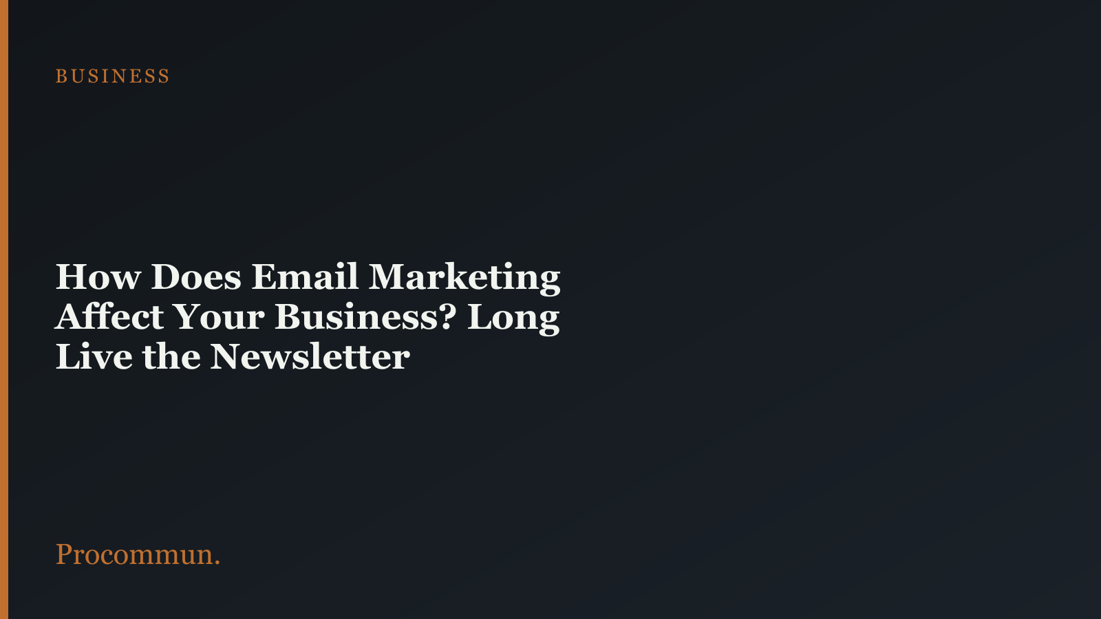 Email marketing featured image