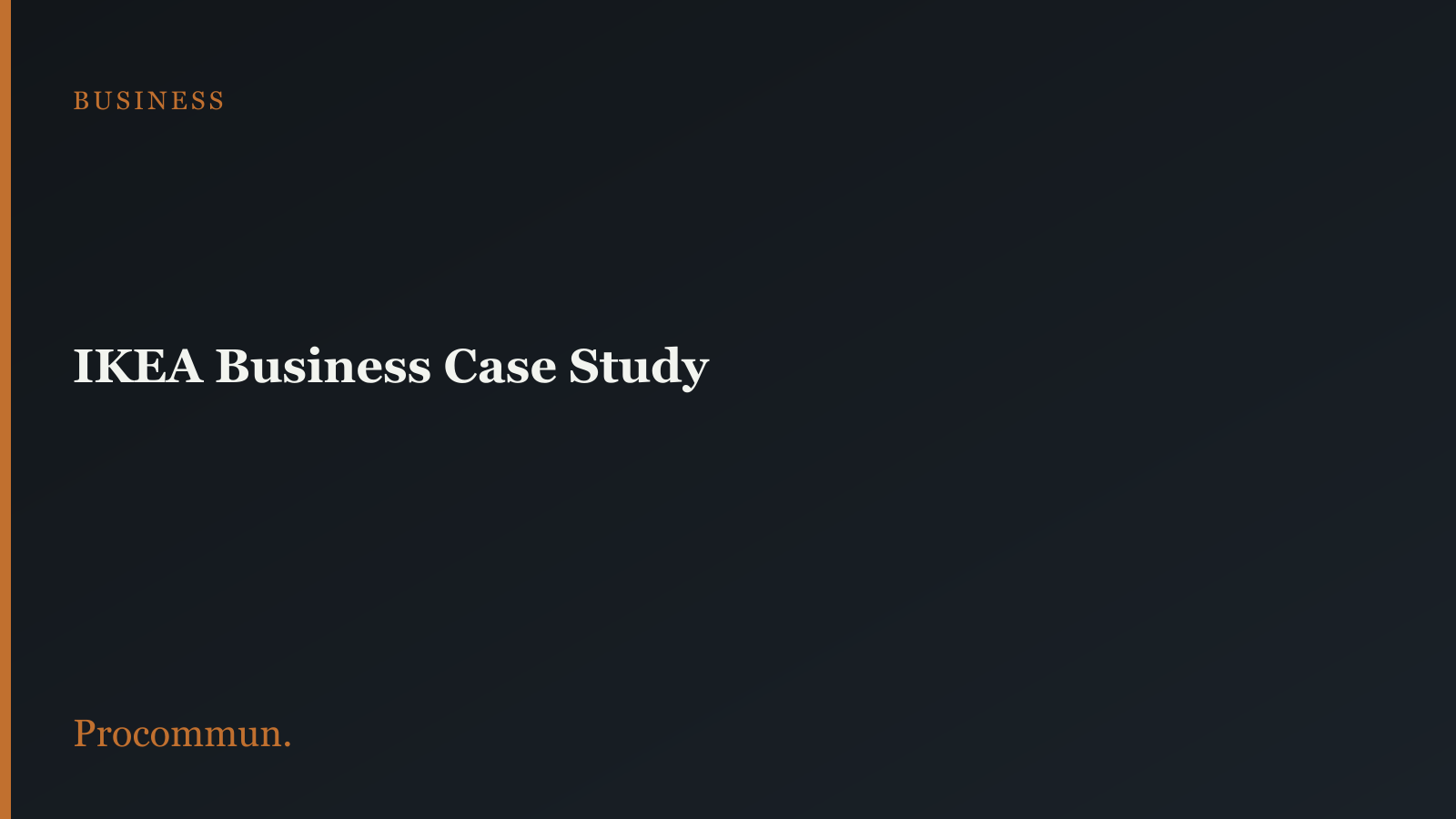 IKEA Business case study featured image