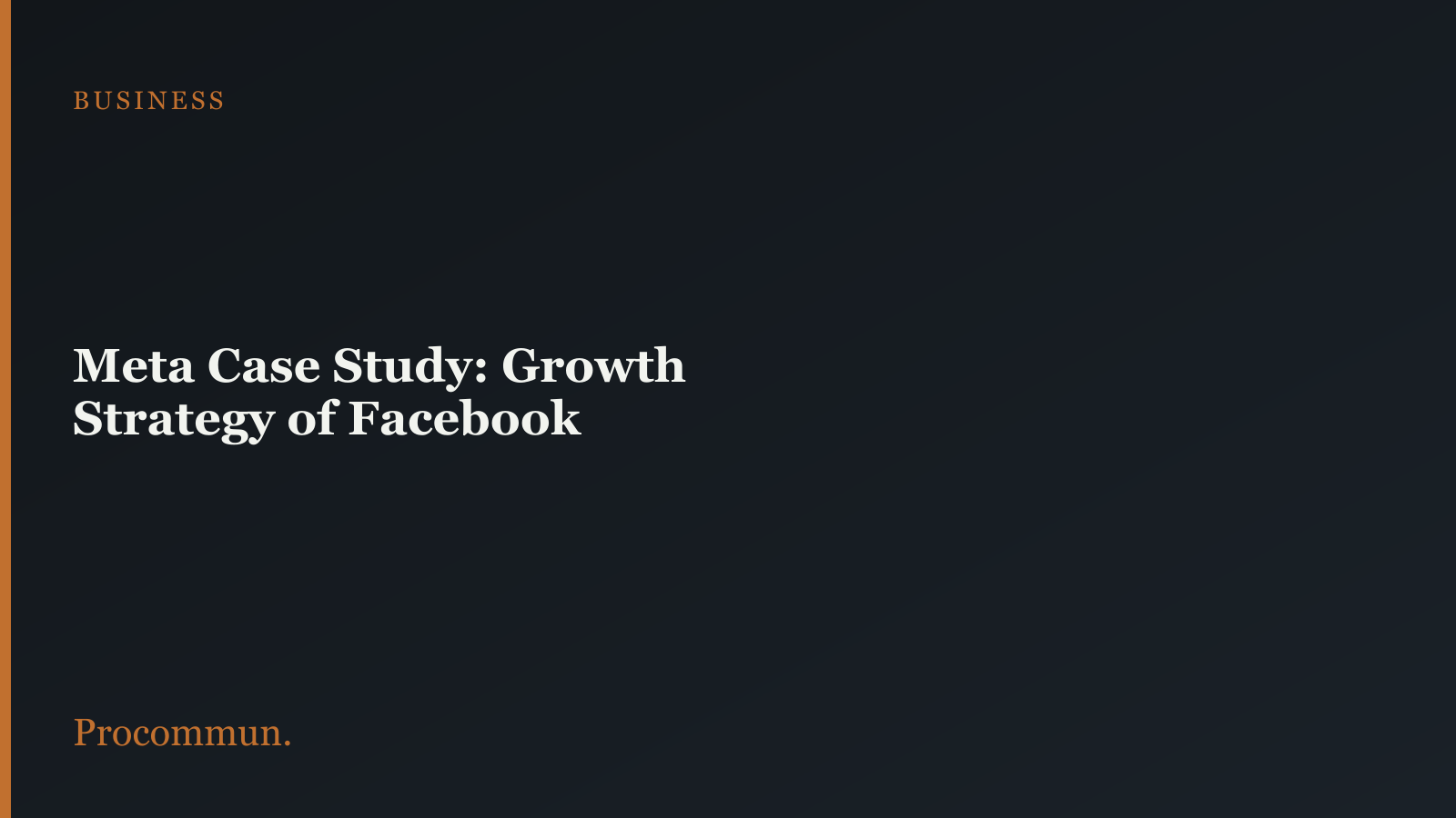 Facebook case study featured image