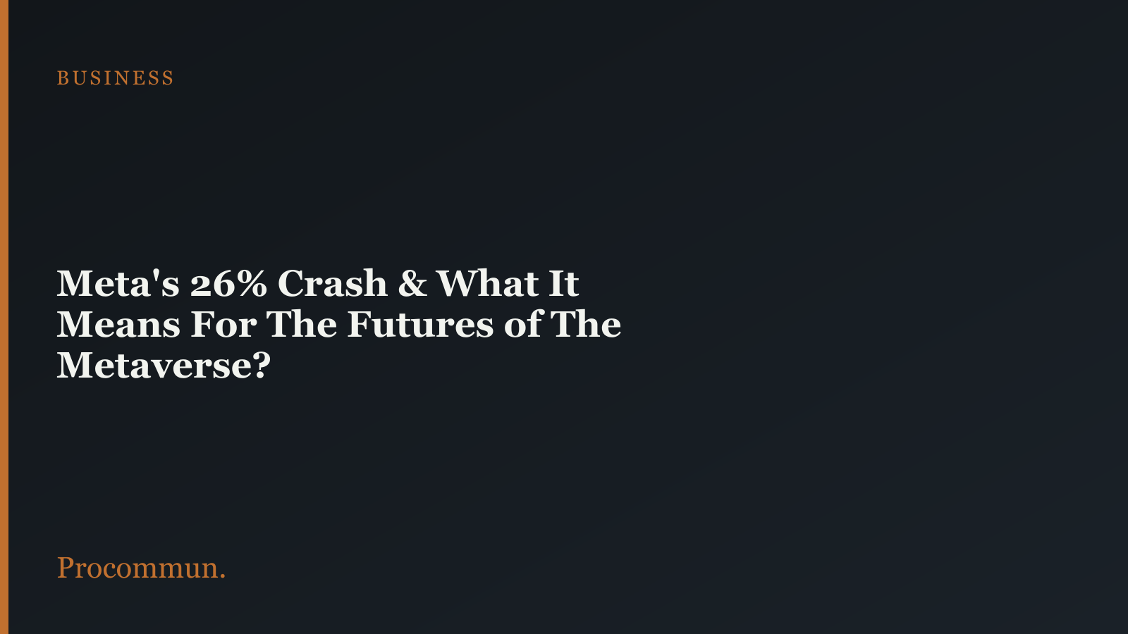 Meta Crash and Future featured image