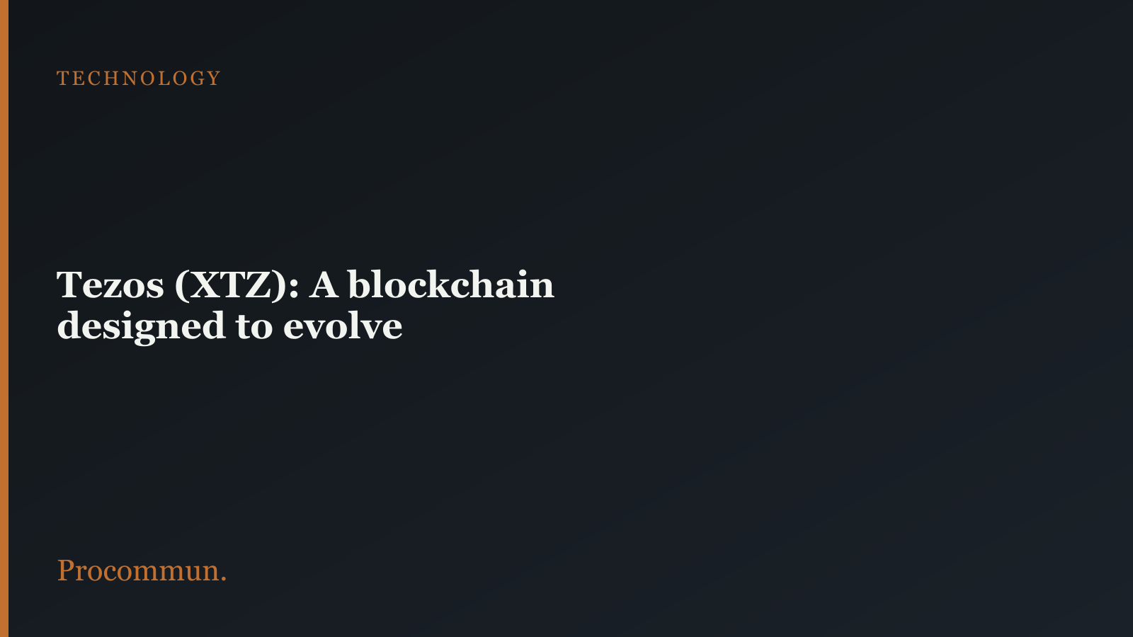 Tezos Featured Image
