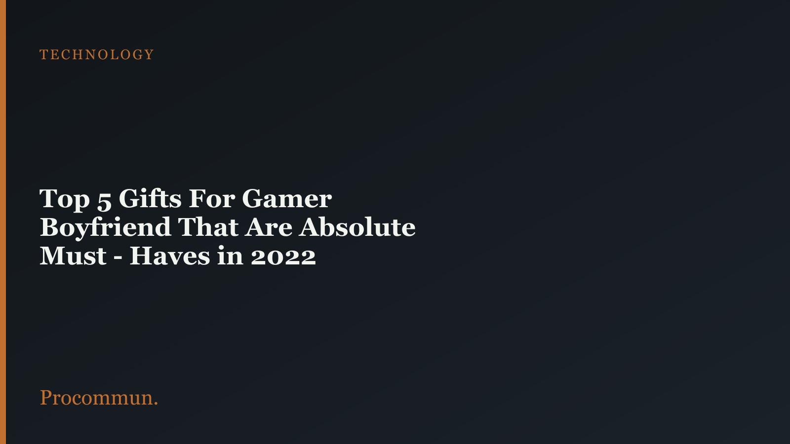 Gamer Boyfriend Procommun Blog Featured Image