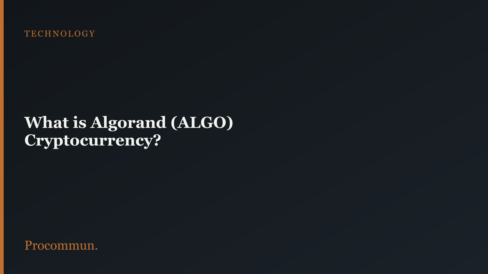 Algorand featured image