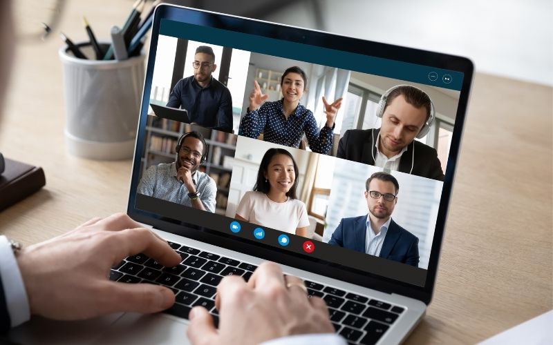 Video Meeting on Skype